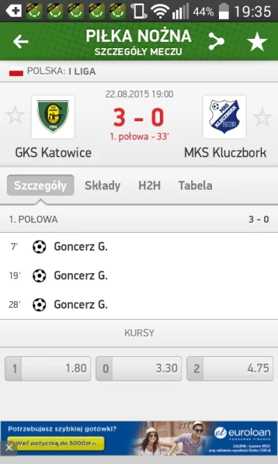 kapecvonlaczkinsen - Klasyczny hat trick w Katowicach
#mecz #gkskatowice #pierwszali...