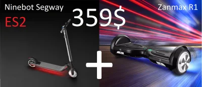 sebekss - Tylko 359$ za elektryczną hulajnogę Xiaomi Ninebot Segway ES2 + gratis elek...