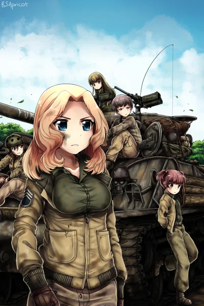 Czokolad - #randomanimeshit #girlsundpanzer #kay #megumi #alisa #naomi #helmetchan @N...