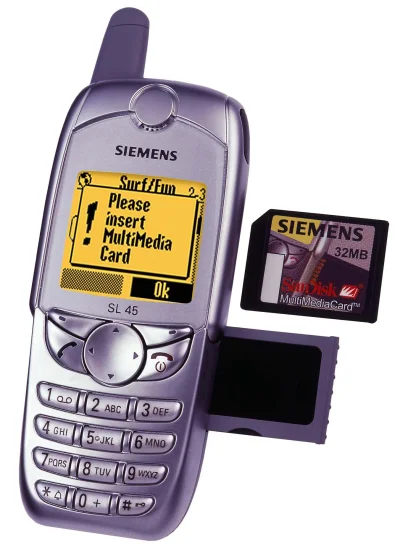 matemaciek - #mojpierwszytelefon Siemens SL45, przerobiony na SL45i (-: