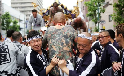 ama-japan - W Asakusa co roku odbywa się Sanja Matsuri. Jest to wielki festiwal gdzie...