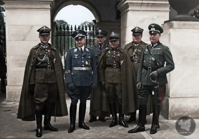 brusilow12 - Attache wojskowy Ambasady Niemiec w Polsce ppłk. von Gerstenberg (drugi ...