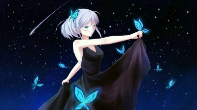 Azur88 - #randomanimeshit #anime #originalcharacter #stars #night #sky #comet #utterf...