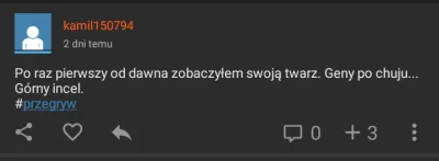 P.....u - @kamil150794: co ja będę komentował, weźcie się przegrywy w łeb jebnijcie, ...