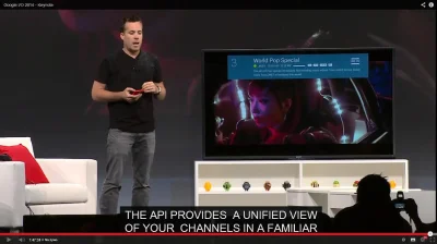 mrkartofel1 - Czo te #google na Keynote: przy prezentacji apki Android TV w tle lecia...