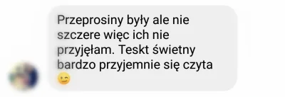 pkz451 - @NIEKONWENCJONALNA: "przeprosiny nie zostaly przyjete poniewaz byly nieszcze...