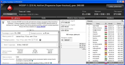 k.....z - Ojski, Siewas, Janek i blackace graja WCOOP Progressive Knockout, 32/3569 l...