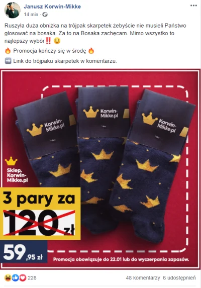 r.....y - Nowa marka na rynku odzieżowym. Korwin-Klein. Nie dla lewackich biedaków

...