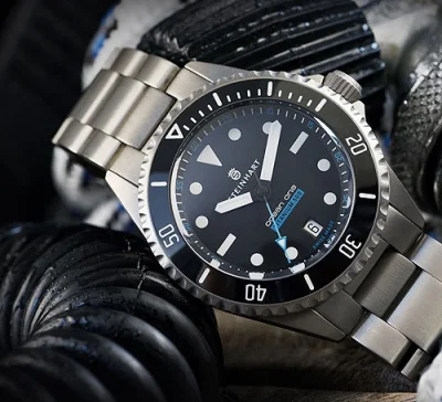 tranc - Steinhart Ocean 1 Titanium 500

w całości wykonany z satynowanego tytanu, c...