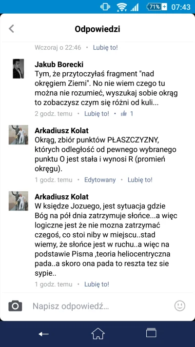 B.....o - Polecam grupę na fb ZIEMIA -- PŁASKA. Takiego wysypu #rakcontent chyba nie ...