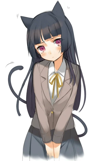 Hajak - #randomanimeshit #oreimo #kuroneko #rurigokou @BlackReven #neko #kemonomimi