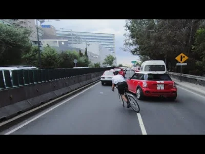 HuYuHai_Ding - #kolarstwo #rower #hobby #adrenalina 
Kolarstwo miejskie na najwyższy...