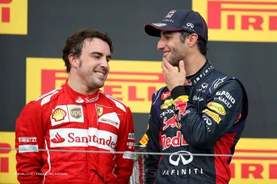 a.....y - Fernando Alonso w swojej ostatniej wypowiedzi wskazał Daniela Ricciardo jak...