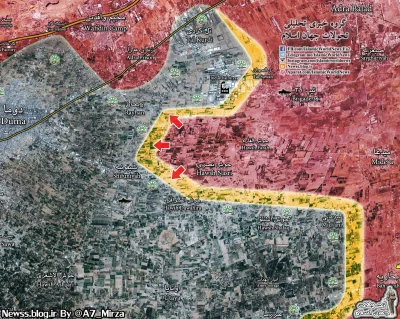 rybak_fischermann - No to jeszcze mapka ze wschodniej Ghouty. Rządowi nacierają na fa...