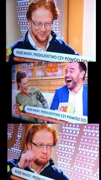 OgorkowyGwizdek - SZYBKO NA TVP ŚMIEJĄ SIE RUDYCH
#TVP #rudyzjeb #telewizja #pytanien...