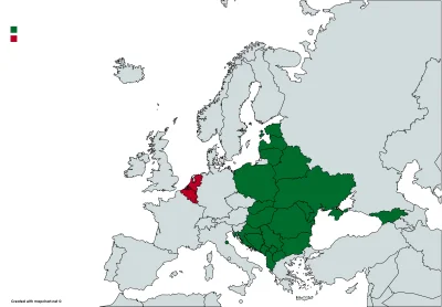 fiszu86 - Na zielono kraje o łącznym PKB równym PKB Beneluxu.
#europa #ekonomia #dat...