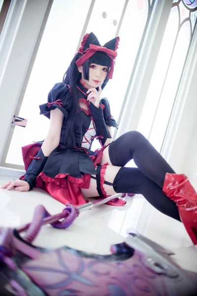 Banri - #randomanimeshit #gatejieitaikanochinitekakutatakaeri #rorymercury #cosplay @...