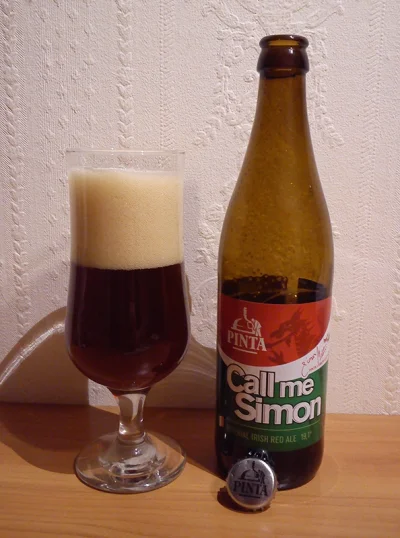 T.....o - Pinta Call Me Simon
Imperial Irish Red Ale
Ekstrakt 19.1, 6.9% alk.
78 I...