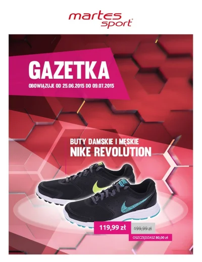 jawor44 - #buty do biegania #nike Revolution i Nike Revolution 2 za 119 zł w #martess...