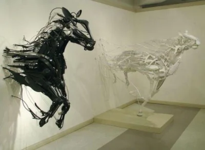 l-da - #konie #sztuka #rzeźby #zwierzeta