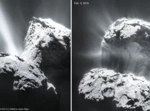 bofort - Powierzchnia komety 67P ogrzewa się, powstają liczne dżety gazowe

#mikror...