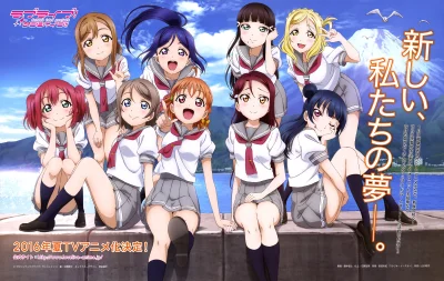 Sentox - #randomanimeshit #lovelivesunshine 
Nowa dziewiątka Lawu Lajwu. Od lewej #r...