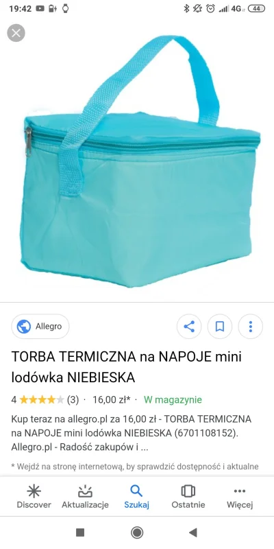 habuubamaa - Mireczki gdzie dostanę torbę termiczną (zdjęcie)? Tesco, auchan? Widział...