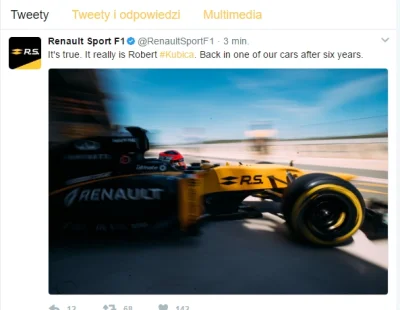 jmuhha - Co za piękny widok !!! (ʘ‿ʘ)

#kubica #testy #renault #f1 #formula1 #rober...