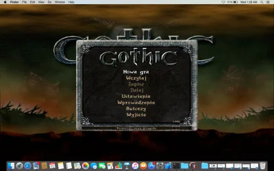 CzarnyBelzebub - A czy wiecie, że na macbooku można grać w Gothica? I to tego windows...