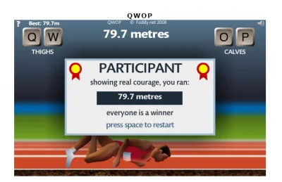 InformacjaNieprawdziwaCCLXXXVI - Już tak niewiele brakowało :<

#qwop