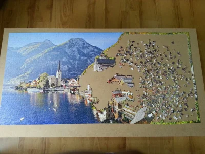 sandra925 - #puzzle 
Jeszcze trochę układania przede mną :)