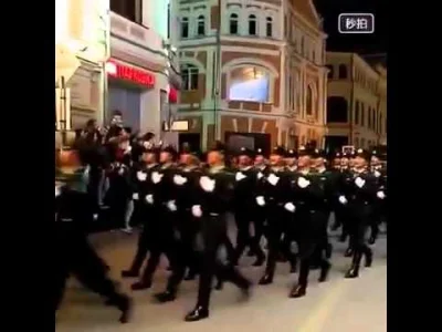 M.....n - Chyba nie było - Chińscy żołnierze śpiewający rosyjską piosenkę wojskową "K...