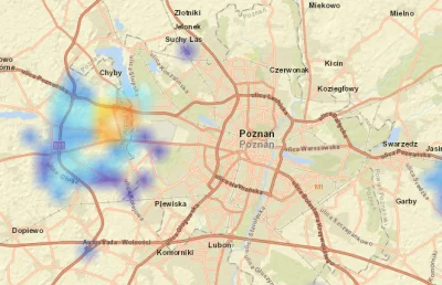 Akuku69 - Zrobi się zaraz mokro, koło lotniska już pada
#poznan