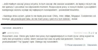 Pawloujazd - Wypowiedz Jose Mourinho i komentarz do artykułu :D

#pilkanozna #sport...