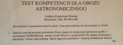 J.....G - Mam nadzieję, że tylko dla mnie to zadanie można porównać z "Oblicz masę sł...