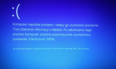 FrankUnderwood - Mirki, wyskoczył mi kilkadziesiąt minut temu taki błąd oto błąd, po ...