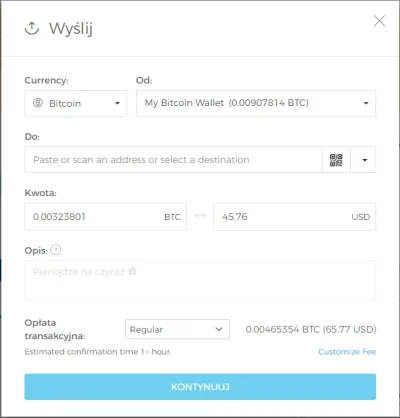 stalmer - Da się jakoś wysłać bitcoiny, by nie płacić aż tak dużo za przesyłkę? Wiem,...