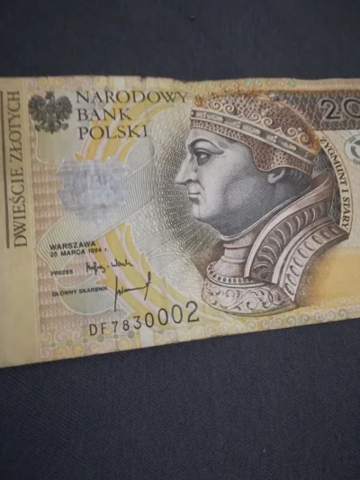 Mechaninatoret - Jest coś więcej warty banknot o takim numerze?
#banknoty #pieniadze ...