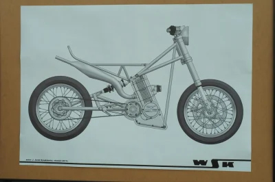 Rezonator - Nowa WSK- pierwsze szkice Motocykla( ͡º ͜ʖ͡º)
 – Nad koncepcją pracujemy ...