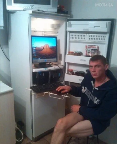 a.....m - Nowoczesne chłodzenie komputera w gorące dni - ruski #prototip ( ͡° ͜ʖ ͡°)
...