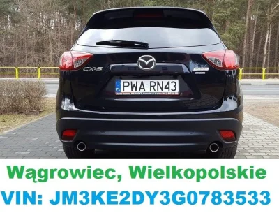 malinowydzem - "Mazda Cx 5 2.5,Skóra pure white,Automat,Navi,Bose,Kamera,FULL
Auto j...