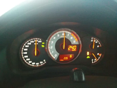 ncpnc - Top speed przetestowany - 242 km/h, ale na zdjeciu juz nie zlapalem ;) #samoc...