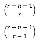 hesus - Mircy, od czego jest ten drugi zapis?
#matematyka #kombinatoryka