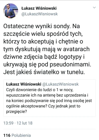 tomekwykopuje - Ale ten Wiśnia to jest manipulator, ja wiem, że musi bronić wizerunku...