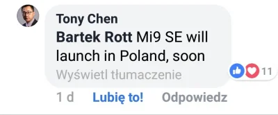 Deiv1990 - @PaulStone Z informacji od dyrektora Xiaomi na Polskę to niedługo ;)