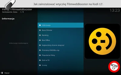 kodiwpigulce_pl - Dodaliśmy poradnik instalacji wtyczki FilmwebBooster. Wtyczka Filmw...