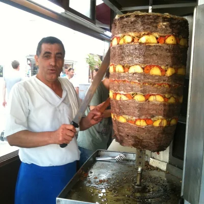 pozzytywka - Kebab tego rodzaju można zakupić w tureckim mieście Bodrum. Produkcja za...
