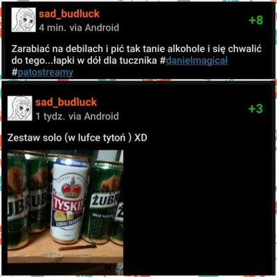 kuba1992wwa - Jak można pić tak tanie alkohole no na prawdę panie @sad_budluck 

#hip...