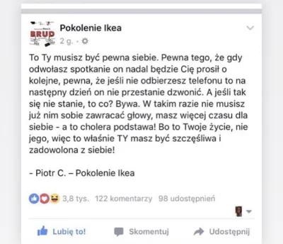 N.....d - Czyli lataj za nią do usranej śmierci, bo to ona ma być szczęśliwa ( ͡°( ͡°...