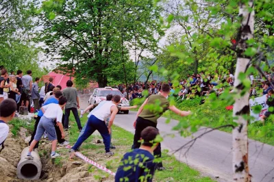 debenek - moje zdjęcie w klimacie znaleziska, z połowy lat #90s Rajd Polski